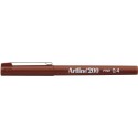 Liner ARTLINE 200, varf fetru 0.4mm - maro