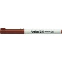 Liner ARTLINE 210, varf fetru 0.6mm - maro