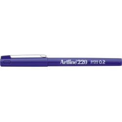 Liner ARTLINE 220, varf fetru 0.2mm - mov