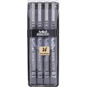 Marker pentru desen tehnic ARTLINE, varf fetru (0.1/0.3/0.5/0.7mm), 4 buc/set - negru
