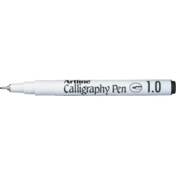 Marker ARTLINE Calligraphy, varf tesit din fetru 1.0mm - negru