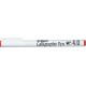 Marker ARTLINE Calligraphy, varf tesit din fetru 4.0mm - rosu