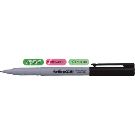 Permanent marker ARTLINE 250, corp plastic, varf rotund 0.4mm - negru