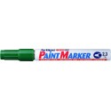 Marker cu vopsea ARTLINE 400XF, corp metalic, varf rotund 2.3mm - verde