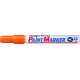 Marker cu vopsea ARTLINE 400XF, corp metalic, varf rotund 2.3mm - portocaliu