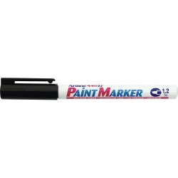 Marker cu vopsea ARTLINE 440XF, corp metalic, varf rotund 1.2mm - negru