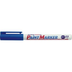 Marker cu vopsea ARTLINE 444XF, corp metalic, varf rotund 0.8mm - albastru