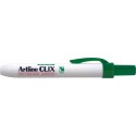 Marker pentru tabla de scris ARTLINE Clix 573, mecanism retractabil, varf rotund 2.0mm - verde