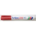 Permanent marker ARTLINE 700, corp metalic, varf rotund 0.7mm - rosu