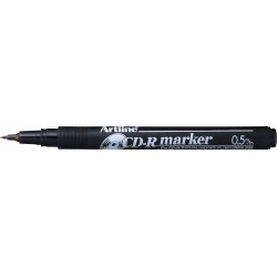 CD/DVD-marker ARTLINE 883, corp plastic, varf rotund 0.5mm - negru