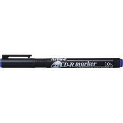 CD/DVD-marker ARTLINE 884, corp plastic, varf rotund 1.0mm - albastru