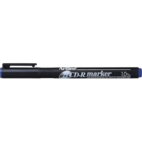 CD/DVD-marker ARTLINE 884, corp plastic, varf rotund 1.0mm - albastru