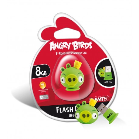 Memory stick USB 2.0 - 8GB ANGRY BIRD - King Pig