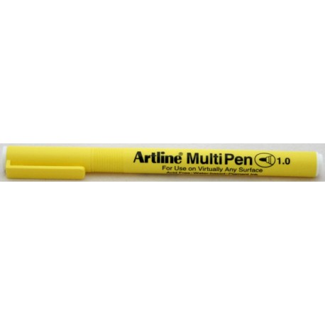 Marker universal ARTLINE Multi Pen, varf rotund 1.0mm - alb