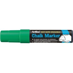 Marker cu creta ARTLINE, pentru table de scris, varf 12.0mm - verde