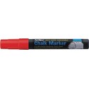 Marker cu creta ARTLINE, pentru table de scris, varf 4.0mm - rosu