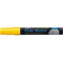 Marker cu creta ARTLINE, pentru table de scris, varf 4.0mm - galben