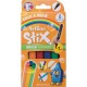 Marker pentru colorat ARTLINE Stix, varf flexibil (tip pensula), lavabil, 6 buc/set