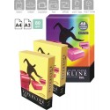 Hartie color pentru copiator si imprimanta, A4, 80g/mp, Paperline - lemon