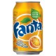 Fanta portocala 0.33 L, 12 buc/bax