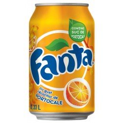 Fanta portocala 0.33 L, 12 buc/bax