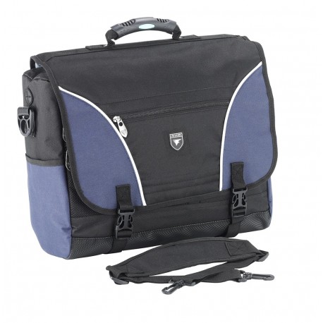 Geanta laptop 17", polyester, FALCON Courier - negru