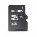 Card memorie Micro SDHC, cu adaptor SD, clasa 10, PHILIPS - 8GB