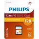 Card memorie SDXC, clasa 10, PHILIPS - 128GB