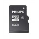 Card memorie Micro SDHC, cu adaptor SD, clasa 10, PHILIPS - 16GB