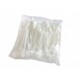 Lingurite plastic alb, 100 buc/set