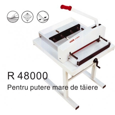 Ghilotina cu parghie HSM R48000 - 480 mm - 600 coli