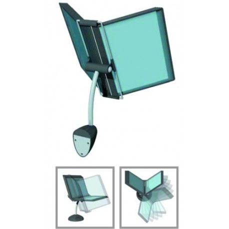 Display de prezentare de perete cu 20 buzunare A4, HD DESIGN Vip - albastru