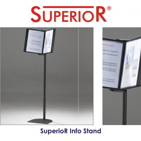 Stand pentru display pentru 10 buzunare A4, HD DESIGN Superior