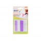 Film index autoadeziv cu tab din hartie, 38 x 50mm, 10 file/set, Stick"n Pop-up - mov