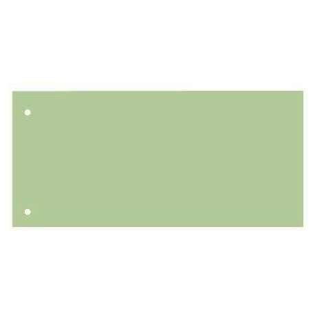 Separatoare carton pentru biblioraft, 180 g/mp, 105 x 240 mm, 100/set, KANGARO - verde