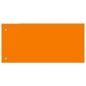 Separatoare carton pentru biblioraft, 180 g/mp, 105 x 240 mm, 100/set, KANGARO - orange