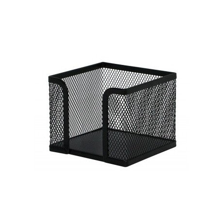 Suport metalic Mesh, pentru cub notite, Q-Connect - negru