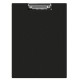 Clipboard dublu A4, plastifiat PVC, Q-Connect - negru