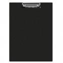 Clipboard dublu A4, plastifiat PVC, Q-Connect - negru