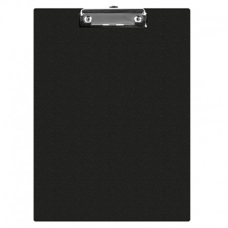 Clipboard simplu A5, plastifiat PVC, Q-Connect - negru