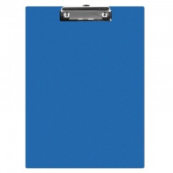 Clipboard simplu A5, plastifiat PVC, Q-Connect - albastru