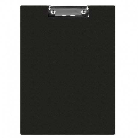 Clipboard dublu A5, plastifiat PVC, Q-Connect - negru