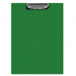 Clipboard dublu A5, plastifiat PVC, Q-Connect - verde
