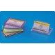 Port carti de vizita din plastic, de buzunar, forma plata, 108 x 65mm, KEJEA - transparent