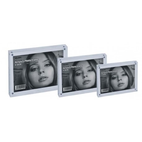 Display acrilic cu magneti, pentru fotografii, (127 x 178mm), KEJEA - transparent