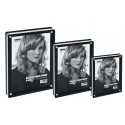 Display acrilic cu magneti, pentru fotografii, 127 x 89mm, KEJEA - transparent/negru