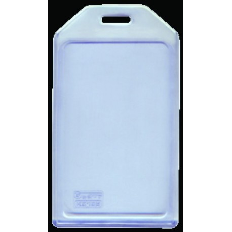Buzunar PVC flexibil, pentru ID carduri, 54 x 85mm, vertical, 5 buc/set, KEJEA - transparent