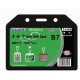 Buzunar PVC flexibil, pentru ID carduri, 128 x 91mm, orizontal, 5 buc/set, KEJEA - transparent