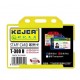 Suport PP-PVC rigid, pentru ID carduri, 85 x 54mm, orizontal, 5 buc/set, KEJEA - transparent