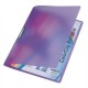 Dosar plastic cu clema pivotanta LEITZ ColorClip Rainbow - violet transparent